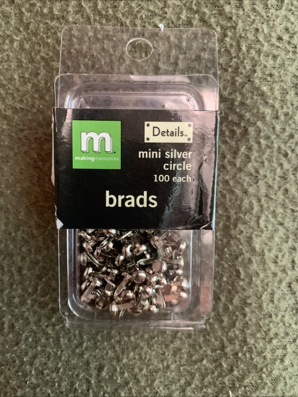 Jo-Ann Scrap Essentials sealed and open letters. Making Memories brads. - Picture 14 of 15